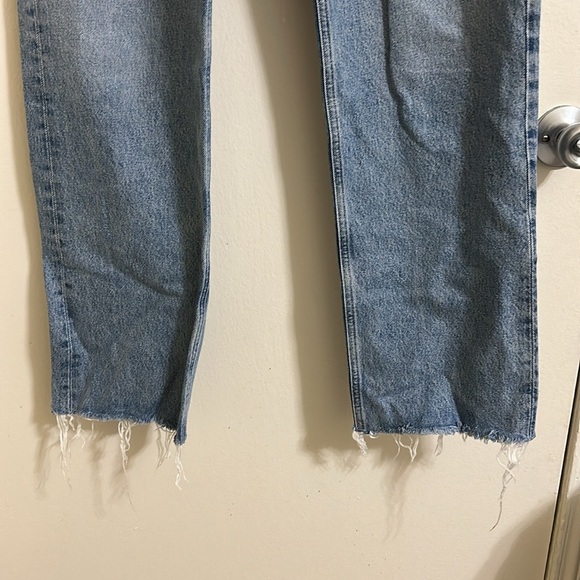 EUC Agolde Distressed Straight Leg Jeans - Picture 2 of 5
